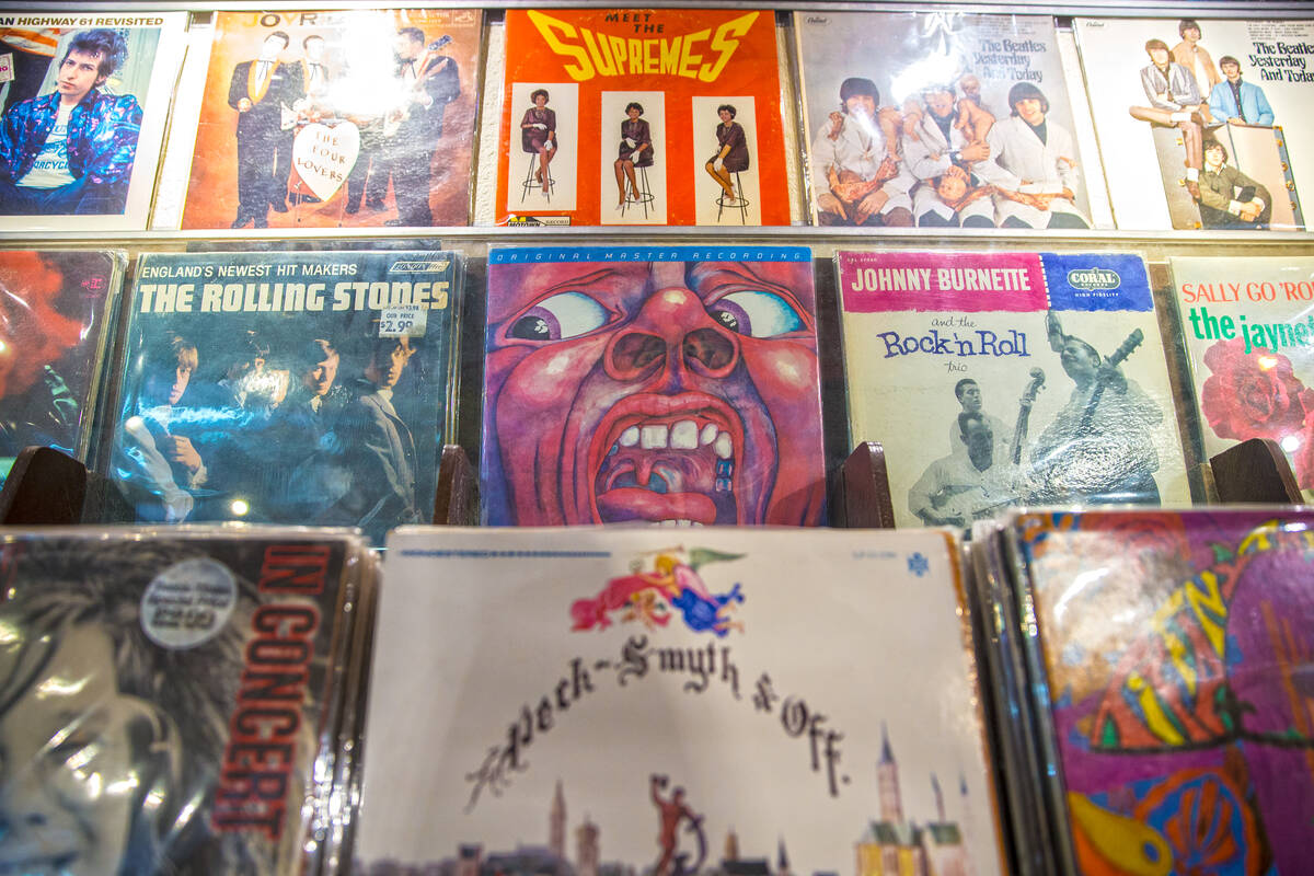Wax Trax Records owner Rich Rosen's wall of rare records contains albums worth more than $15,00 ...