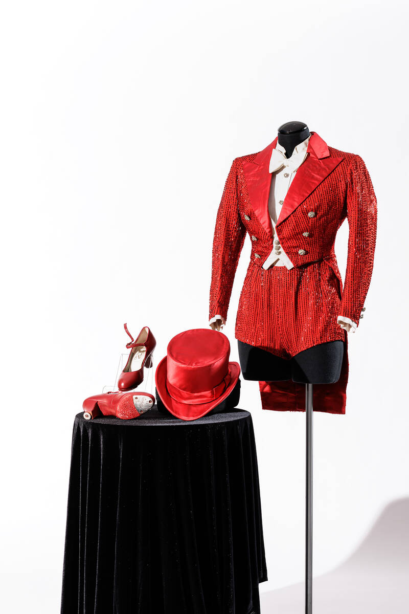 Items from Debbie Reynolds' wardrobe are among The Neon Museum's new exhibition, “The Persona ...