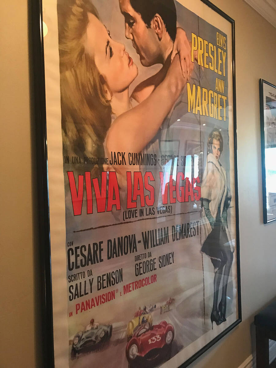 Debbie Reynold's son, Todd Fisher, has a lot of movie posters in his Las Vegas home. (Real Esta ...