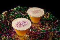 A Dreamsicle Fizz from Bourbon St. Parade, planned to open in fall 2023 in the Grand Bazaar Sho ...
