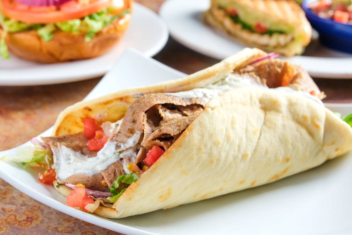 On Sept. 1, 2023, which is National Gyro Day, Paymon's Fresh Kitchen & Lounge in Las Vegas is o ...