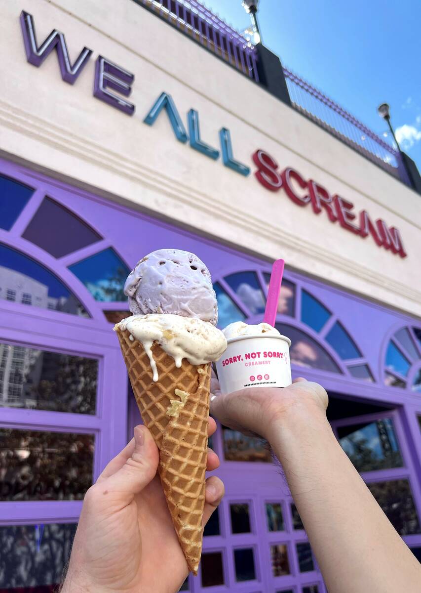 We All Scream, the downtown Las Vegas nightclub and ice cream shop, is introducing flavors from ...