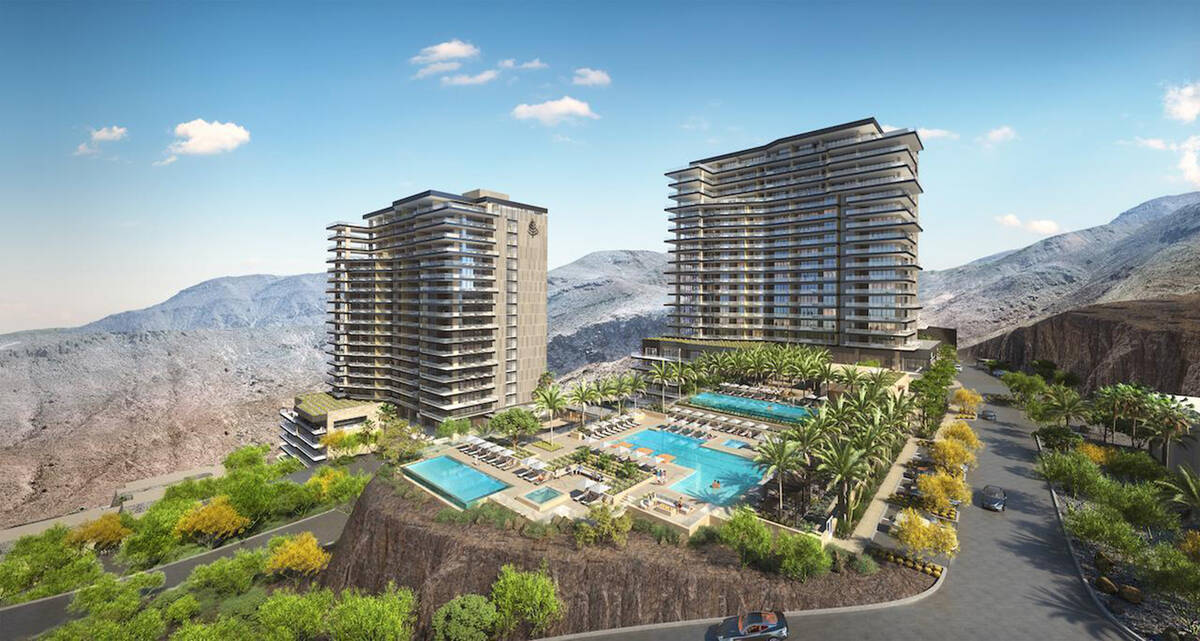 The Four Seasons Private Residences Las Vegas, a $1 billion resort-style condominium project in ...