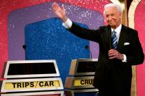 FILE - Legendary game show host Bob Barker, 83, waves goodbye as he tapes his final episode of ...