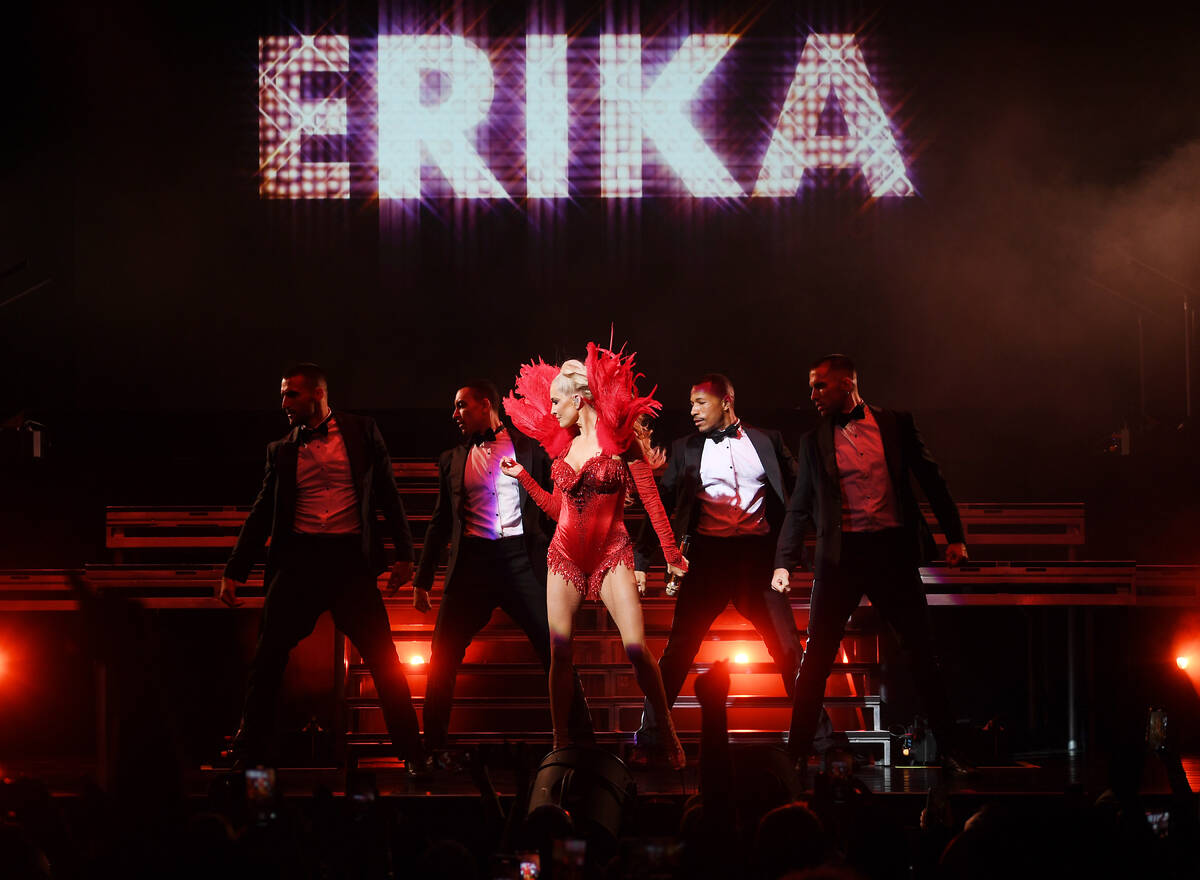 LAS VEGAS, NEVADA - AUGUST 25: Erika Jayne celebrates grand opening of her Las Vegas residency, ...