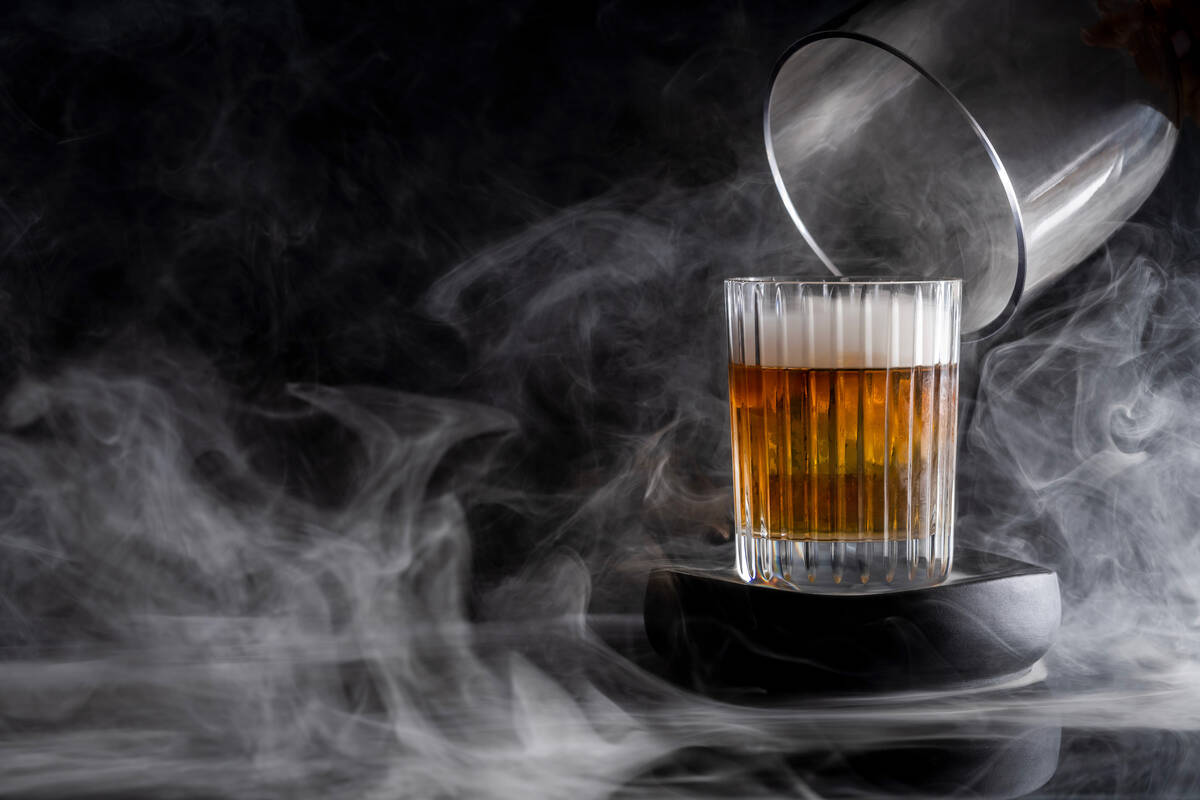 The Vapor Trail, among the specialty cocktails offered at The Vault, opening Aug. 31 at Bellagi ...