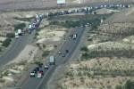 Semi-truck fire causes traffic chaos on I-15 near Valley of Fire