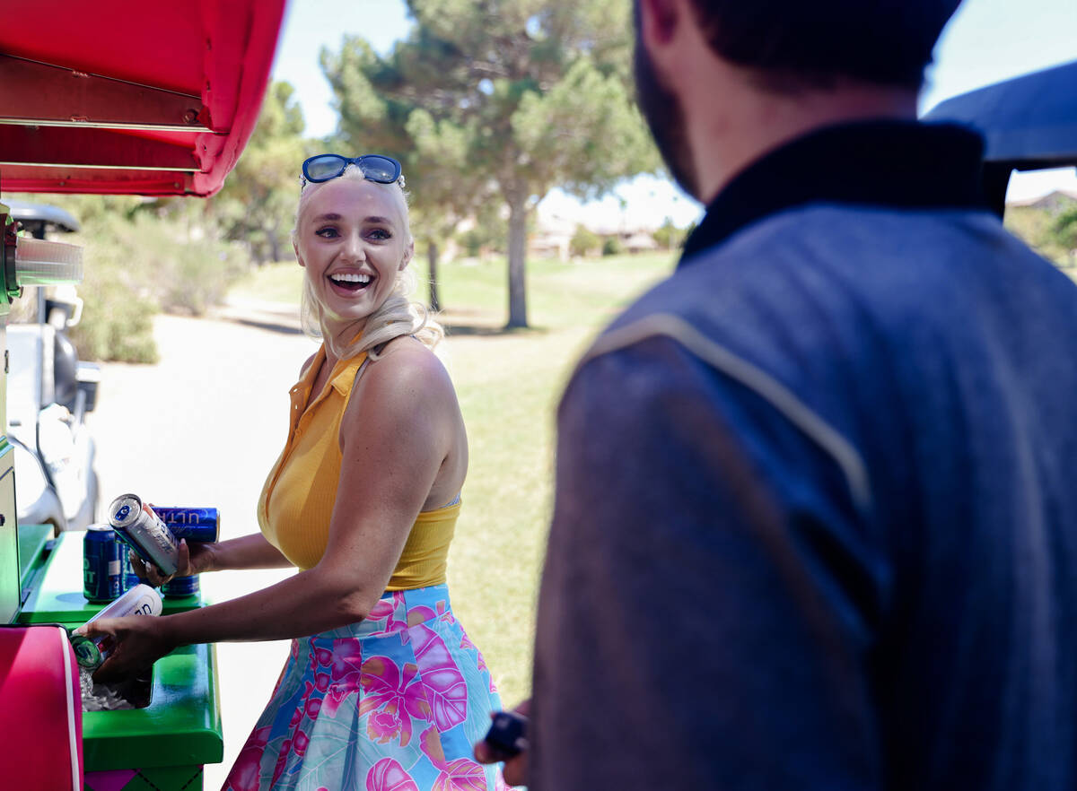 Cass Holland shows TikTok what it’s like to be a cart girl in Vegas