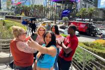 Las Vegas revels in near record numbers as tourists flock back