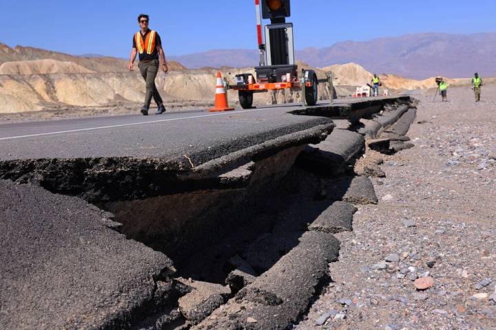 Death Valley reopening date uncertain after record rainfall from Hilary - Vimarsana News