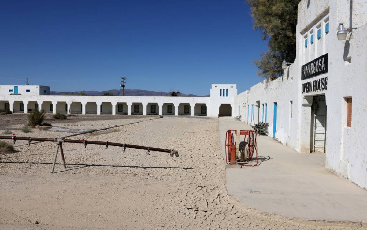 The Amargosa Opera House in Death Valley Junction near Death Valley National Park in California ...