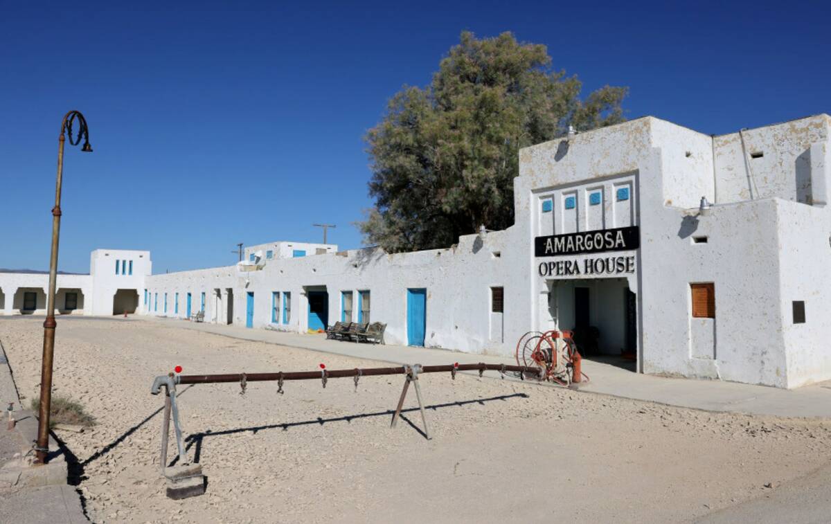 The Amargosa Opera House in Death Valley Junction near Death Valley National Park in California ...