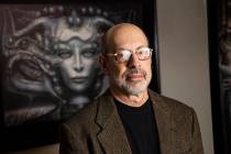 Jim Cowan, founder of Morpheus Fine Art, poses for a portrait on Wednesday, Jan. 18, 2023, in L ...