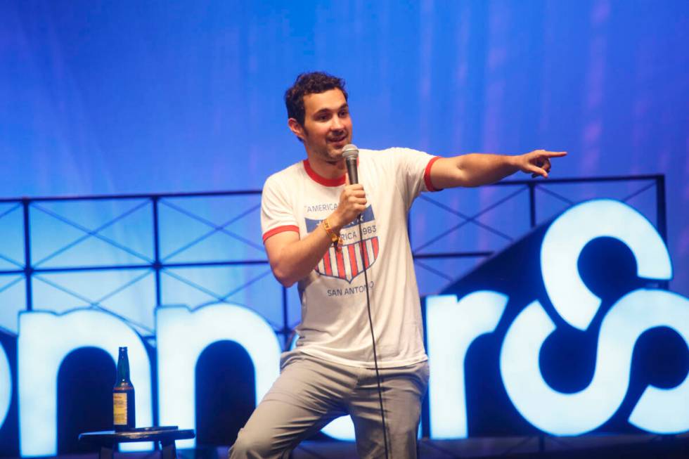 Mark Normand performs at the 2015 Bonnaroo Music and Arts Festival on Saturday, June 13, 2015, ...