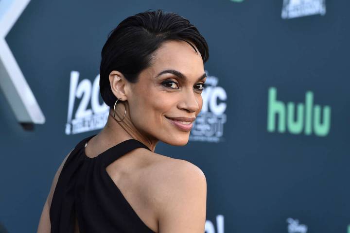 Rosario Dawson arrives at a special screening of "Dopesick," Tuesday, June 14, 2022, ...