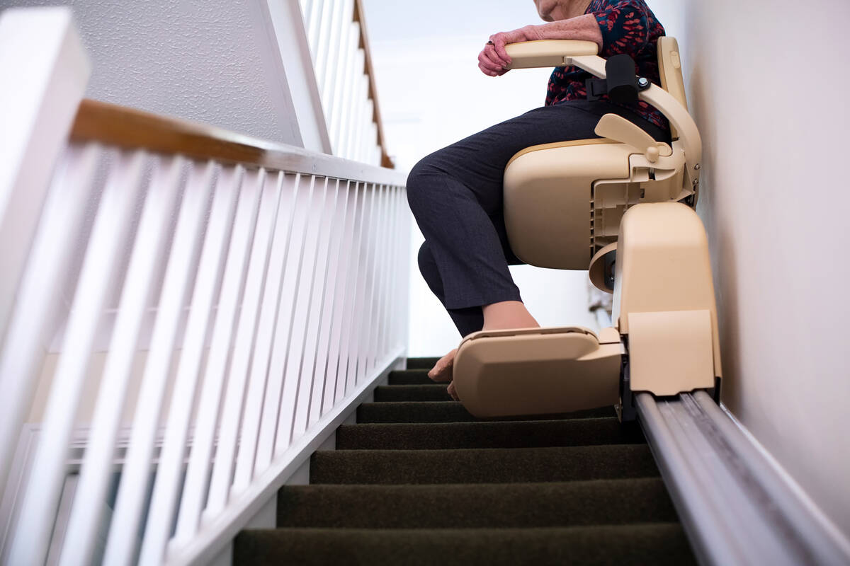 The type of home stair lift you need will depend upon the design of your staircase. (Getty Images)