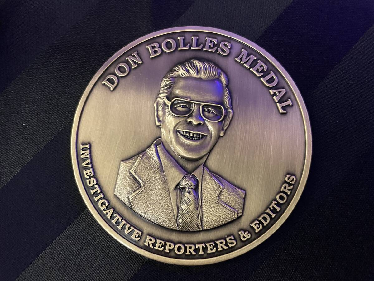 Jeff German was posthumously awarded the prestigious Don Bolles Medal at the national Investiga ...