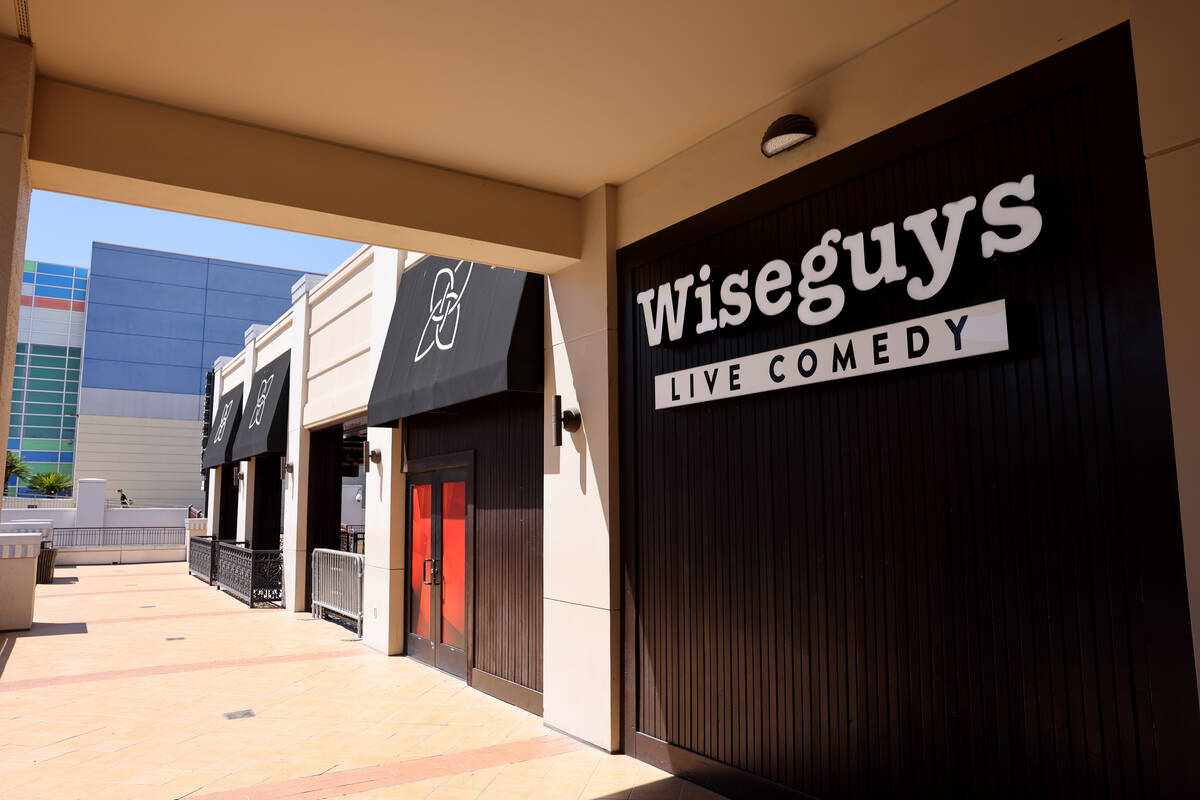 Wiseguys comedy club at Town Square in Las Vegas is shown Monday, Aug. 28, 2023. The second Las ...