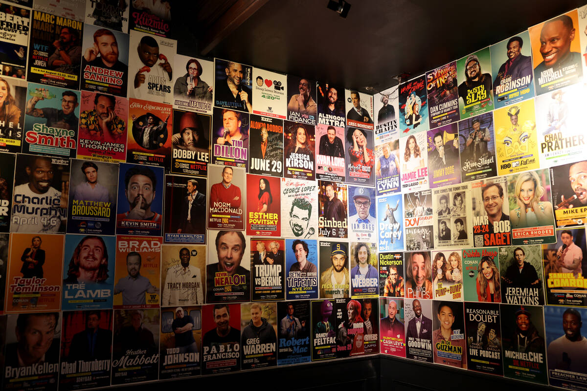 Wiseguys comedy club at Town Square in Las Vegas is shown Monday, Aug. 28, 2023. The second Las ...