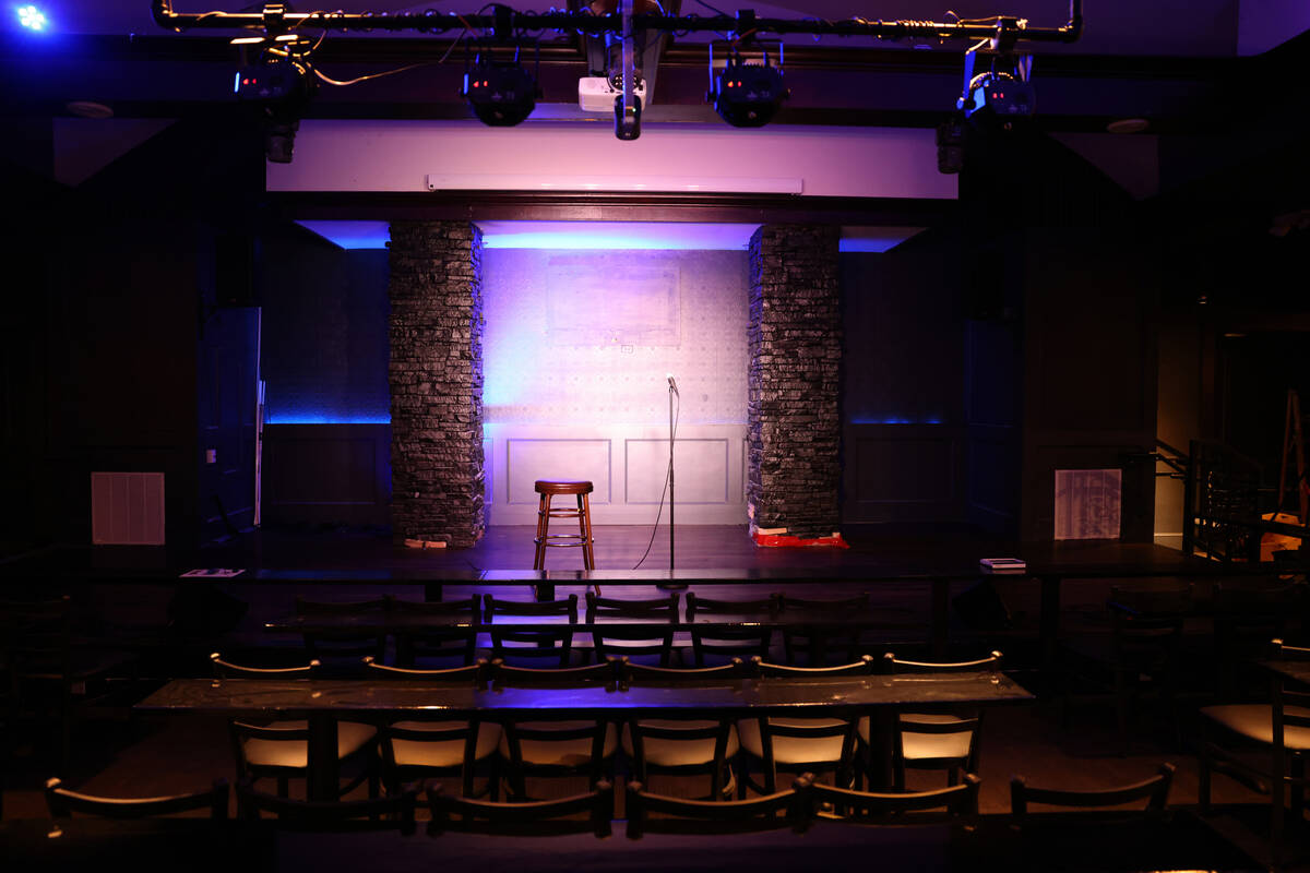 Wiseguys comedy club at Town Square in Las Vegas is shown Monday, Aug. 28, 2023. The second Las ...