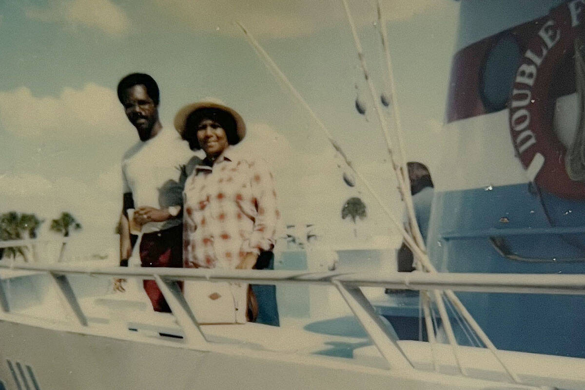 Mitchell Harris with his mother, Georgia Harris (Aura Harris)