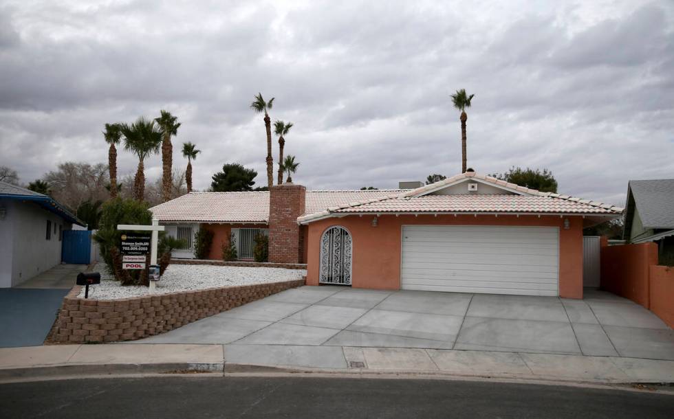 This Jan. 14, 2019 photo shows the former home of Las Vegas mobster Tony "The Ant" Sp ...
