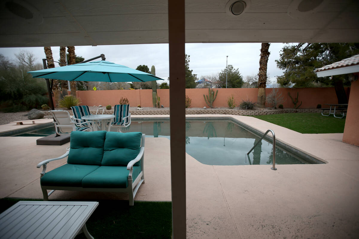 The former home of Las Vegas mobster Tony "The Ant" Spilotro at 4675 Balfour Drive in ...
