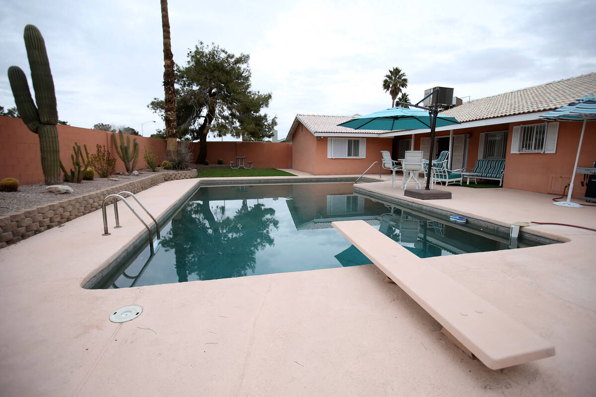 The former home of Las Vegas mobster Tony "The Ant" Spilotro at 4675 Balfour Drive in ...
