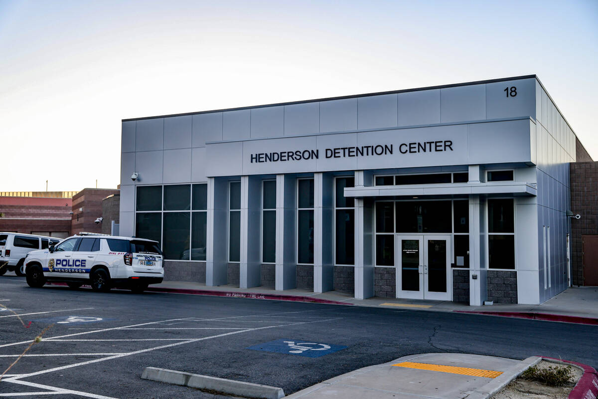 The Henderson Detention Center, Tuesday, Aug. 8, 2023. (Rachel Aston/Las Vegas Review-Journal) ...