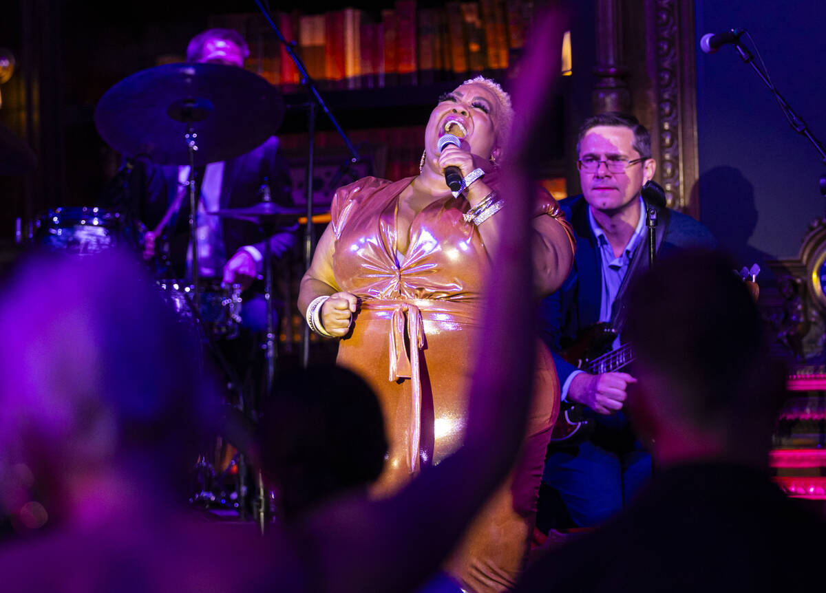 Singer Skye Dee Miles performs in Brian Newman’s "After Dark" show at NoMad Li ...