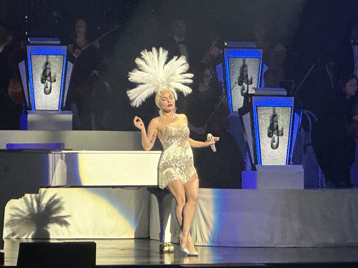 Lady Gaga in Las Vegas Strip return honors Tony Bennett   Las