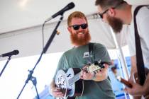Oliver Anthony performs at Eagle Creek Golf Club and Grill in Moyock, North Carolina, on Aug. 1 ...