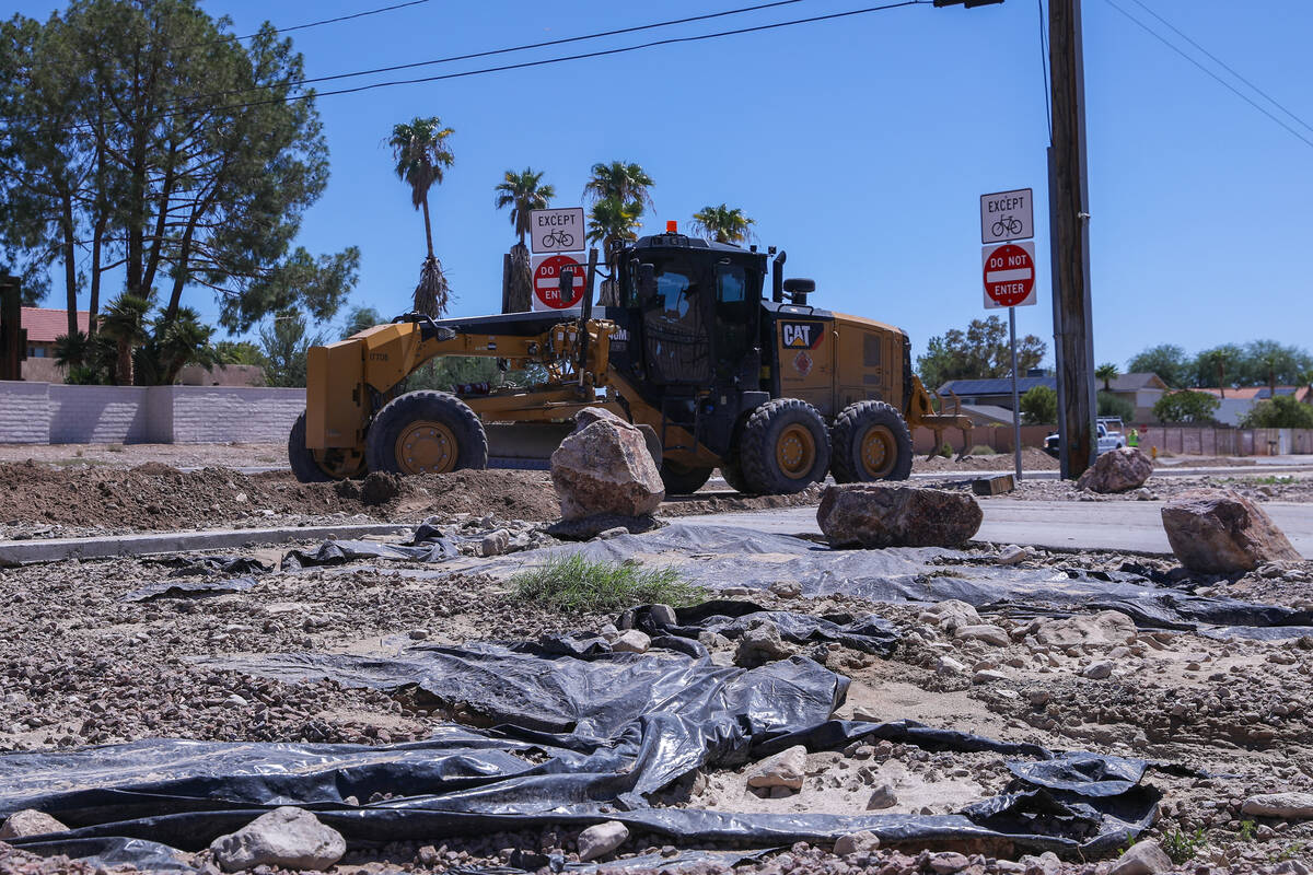 Public Works clears debris off of parts of Hollywood Boulevard in the aftermath of the damaging ...