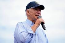 President Joe Biden speaks during a Labor Day event at the Sheet Metal Workers Local 19, in Phi ...