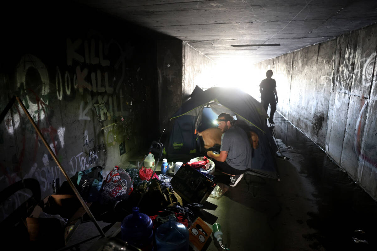 Las Vegas flooding highlights dangers to homeless living in tunnels Local