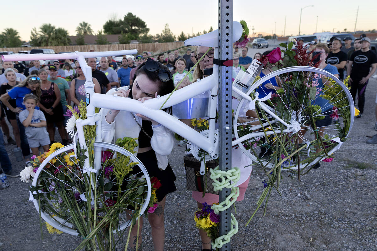 Ghost Bike installed to remember cyclist killed in hit-and-run