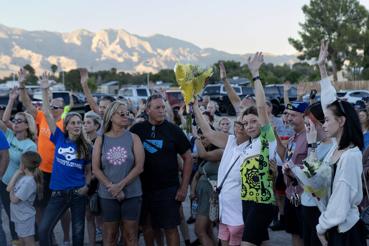 Loved ones of Andreas Probst, who was killed in a hit-and-run while riding his bike on Aug. 14, ...