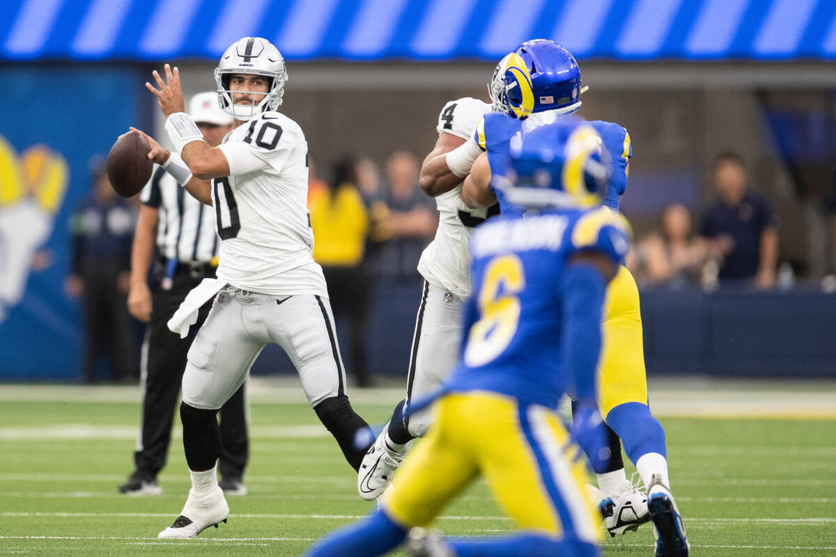 How to watch the Las Vegas Raiders and Los Angeles Rams preseason