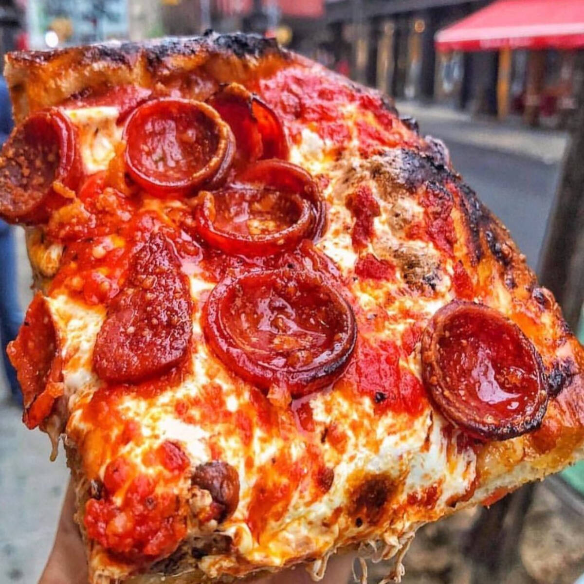 A pepperoni slice from Prince Street Pizza, which is opening in November 2023 at Durango Resort ...