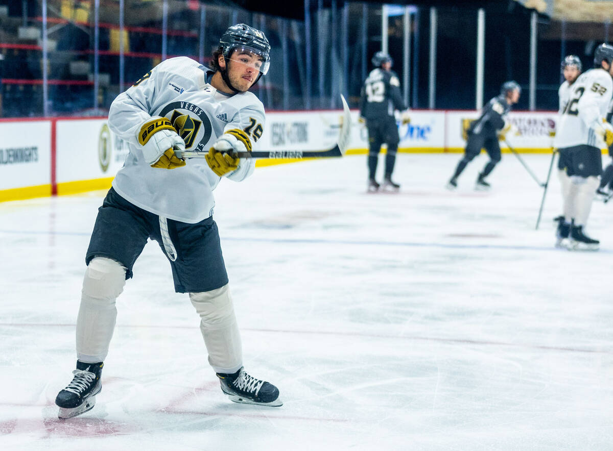 A new No. 19 in town: Brendan Brisson competing for Golden Knights