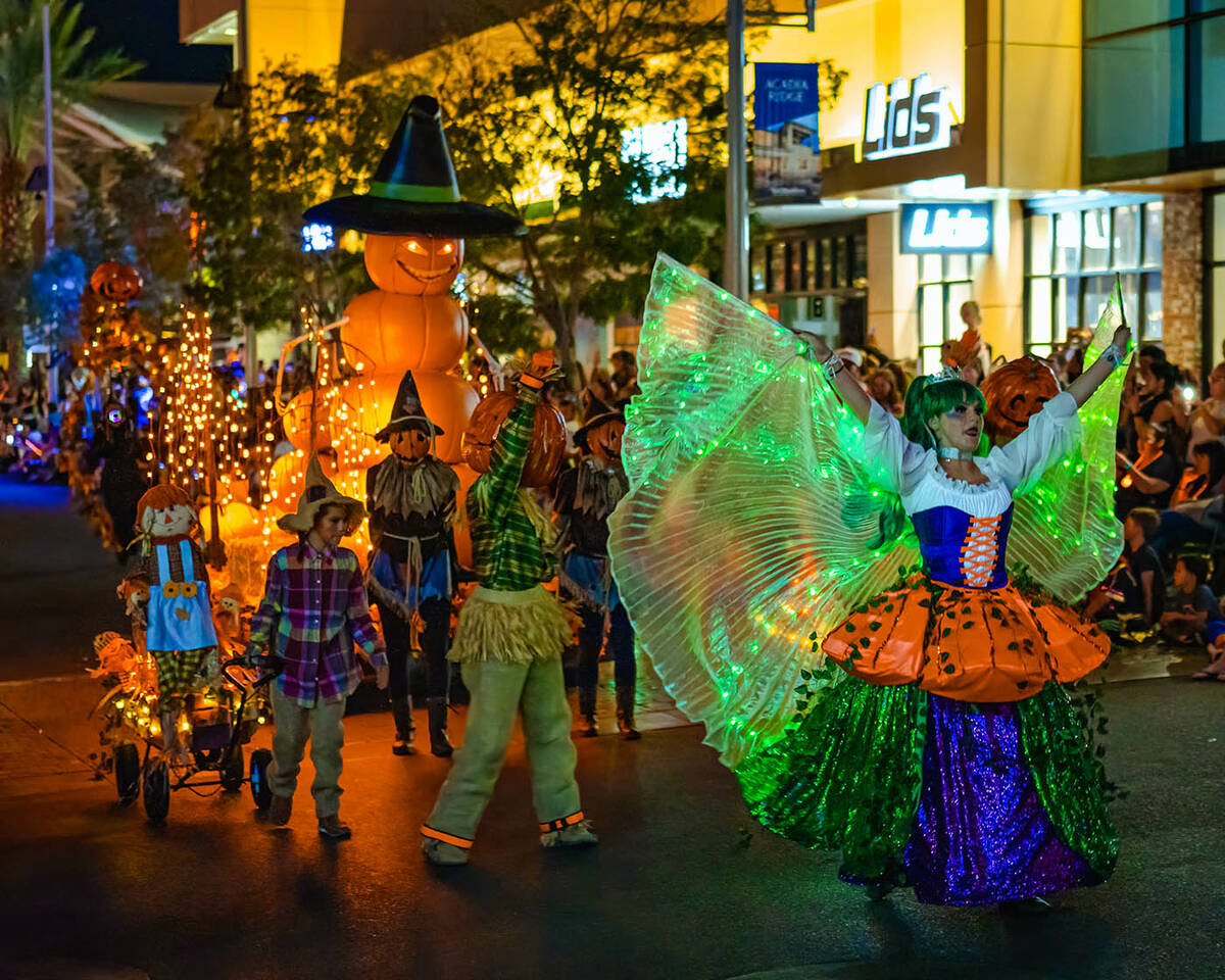 The Parade of Mischief returns to Downtown Summerlin every Friday and Saturday in October. The ...