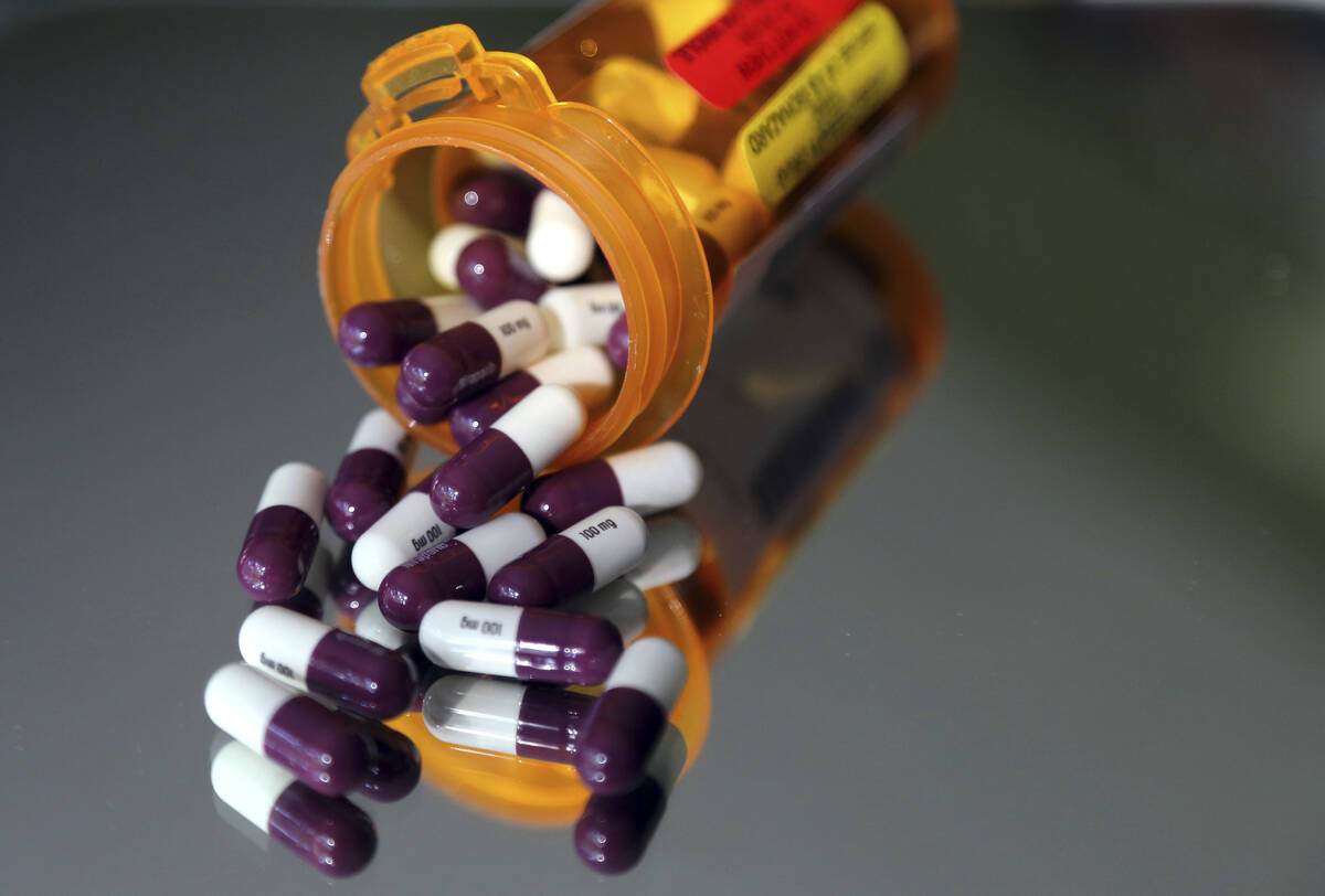 Pharmaceuticals are seen in North Andover, Mass. (AP Photo/Elise Amendola)