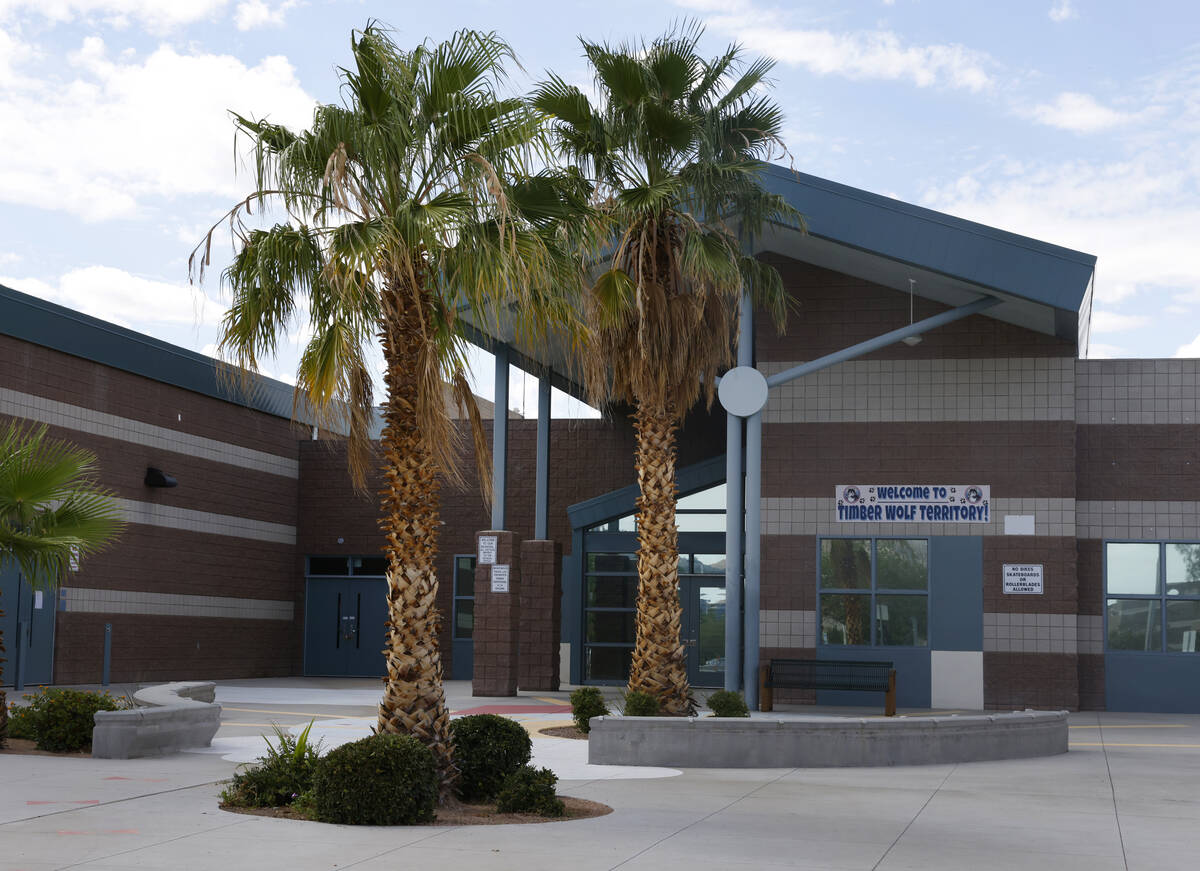 Neil Twitchell Elementary School is seen, on Tuesday, Sept. 12, 2023, in Henderson. Schools in ...