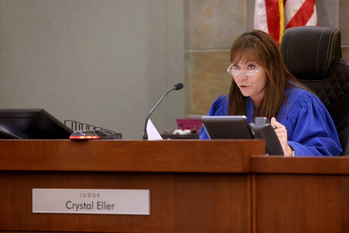 District Judge Crystal Eller issues a preliminary injunction Wednesday against Clark County Edu ...