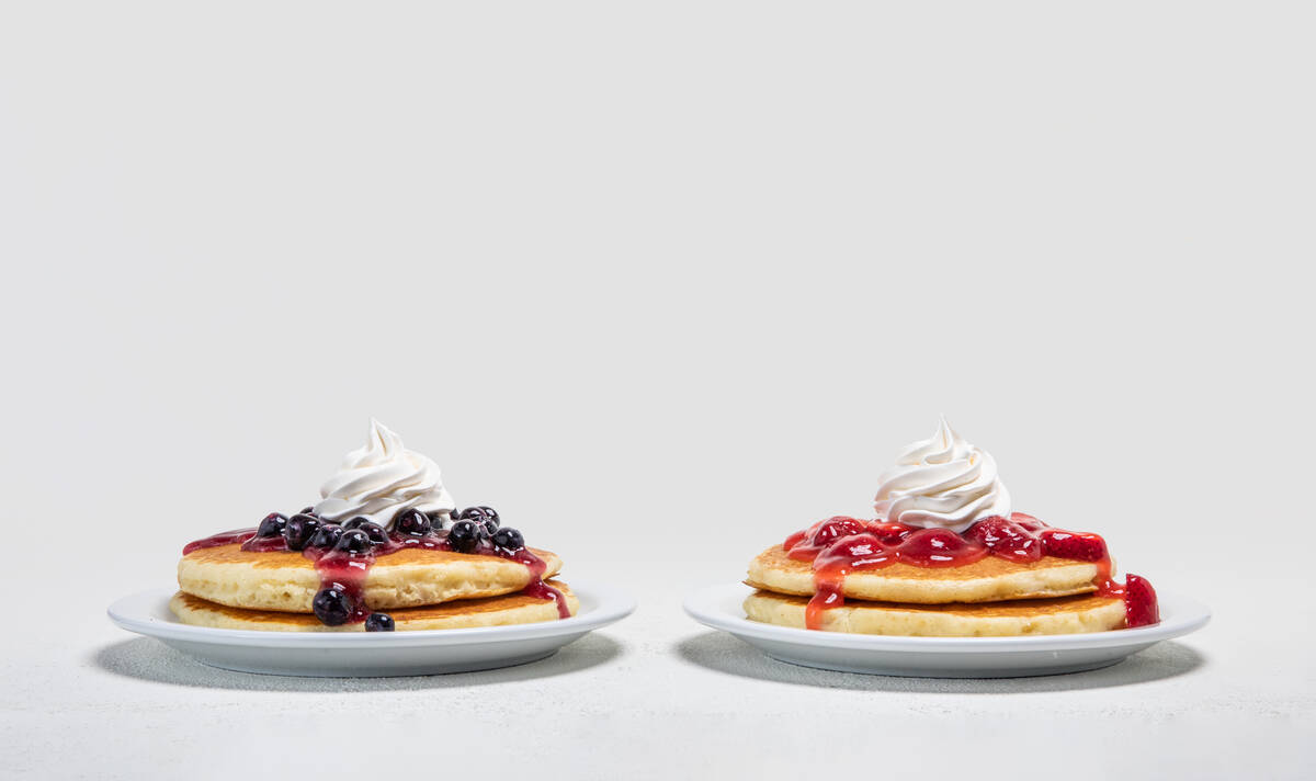 Buttermilk hotcakes from Norms restaurant, the Los Angeles chain, founded in 1949, which is ope ...