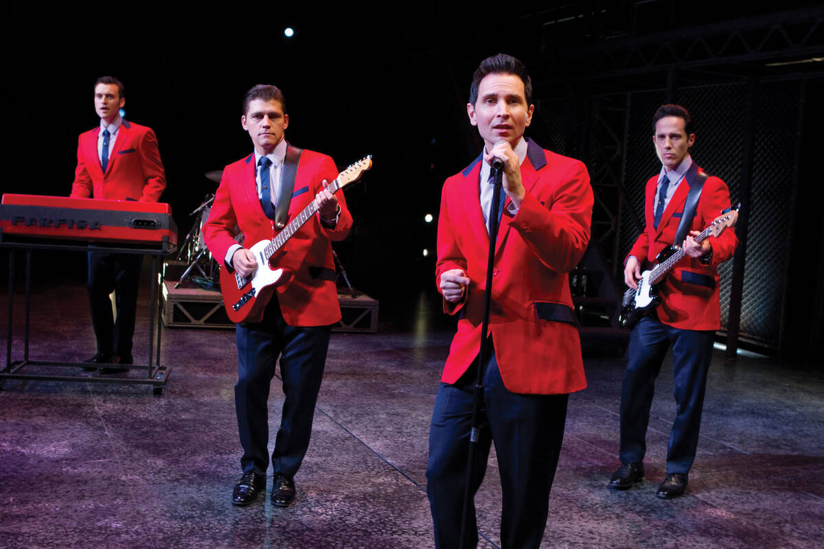 The Las Vegas production of "Jersey Boys" took its final bow in 2016 at Paris Las Vegas. (Courtesy)