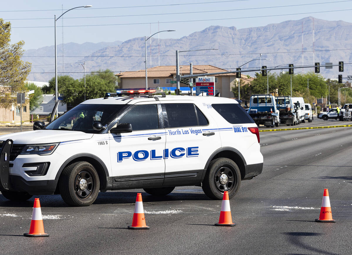 North Las Vegas Police Department (Bizuayehu Tesfaye/Las Vegas Review-Journal) @bizutesfaye