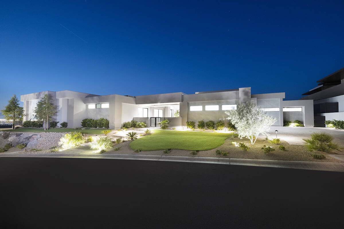 Las Vegas architect Richard Luke designed the MacDonald Highlands home and it was built this ye ...