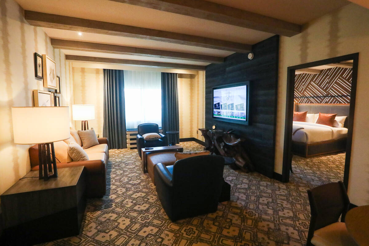 The Luxe Lodge Suite, at Silverton Casino Lodge’s boutique hotel, The Lodge, after renov ...