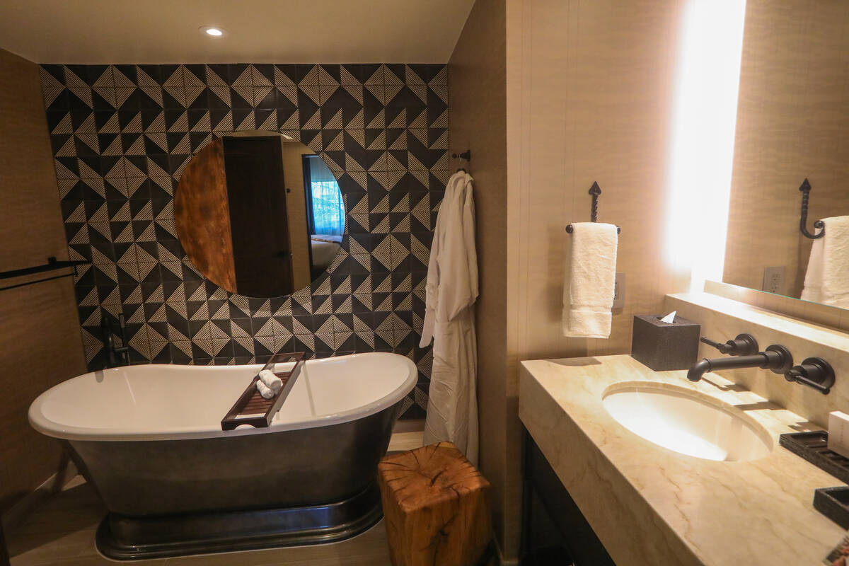 The Luxe Lodge Suite, at Silverton Casino Lodge’s boutique hotel, The Lodge, after renov ...